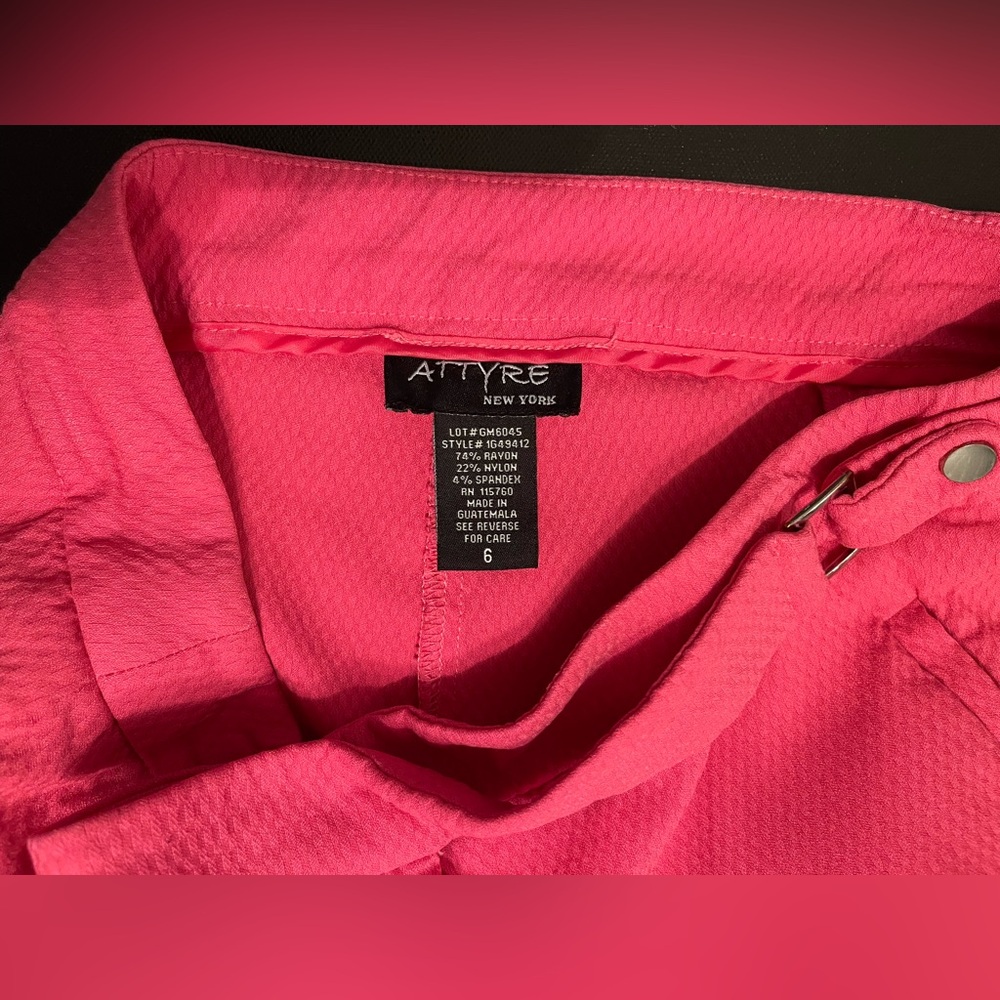 Bright pink summer pants - Picture 4 of 4